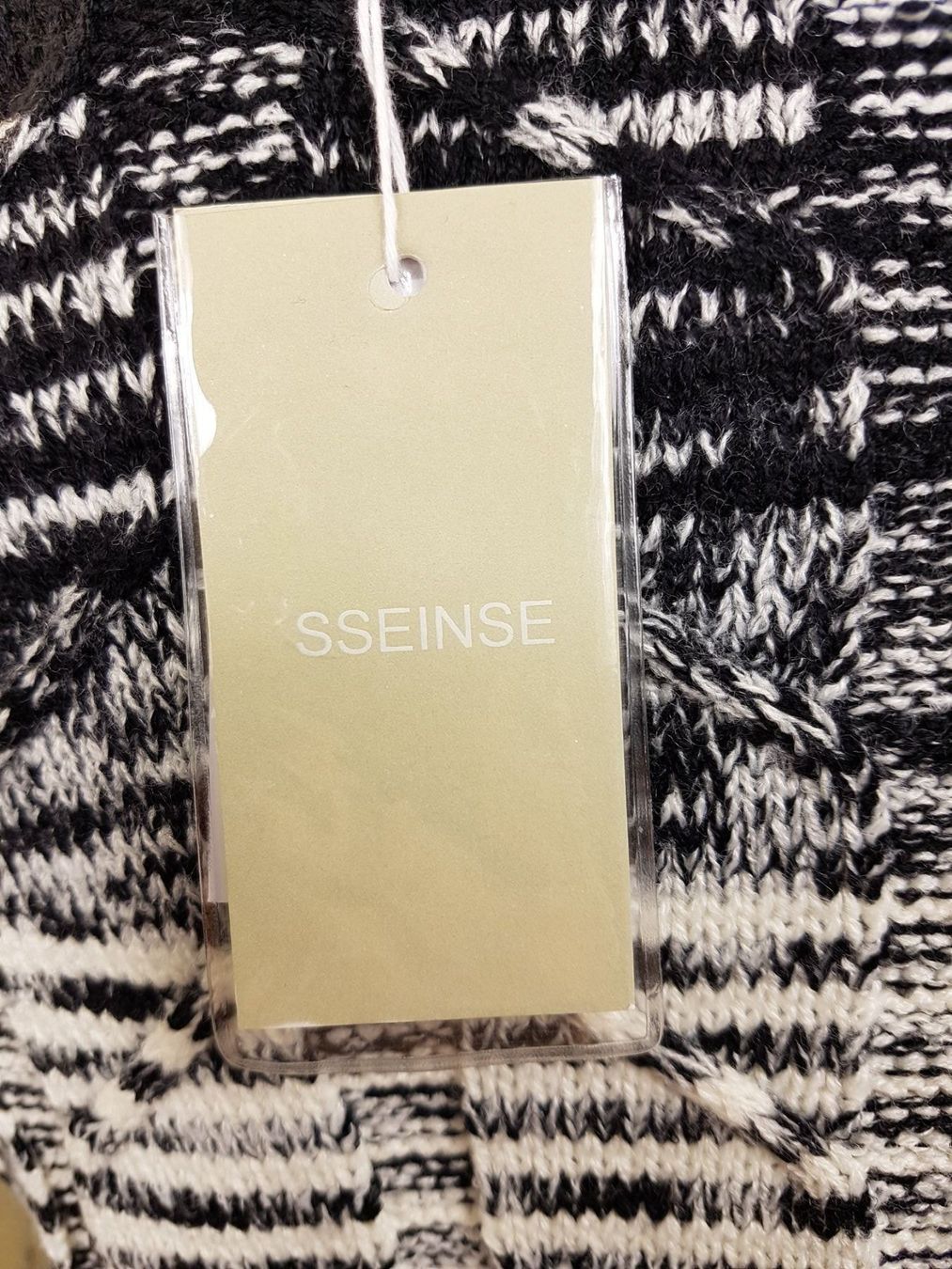 Pullover & Sweatshirts: SSEINSE Strickpullover Pullover lang schwarz weiss Gr. L – Neu und originalverpackt aus Seuzach von VT-Collections1 5