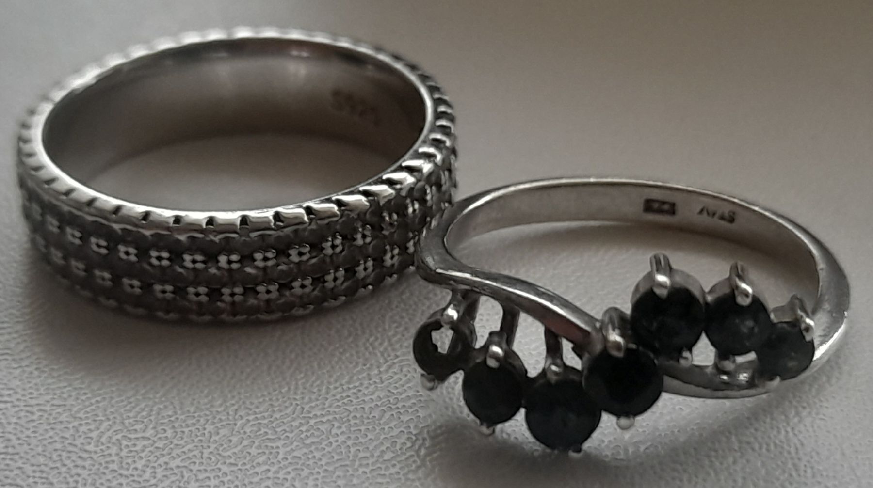 Ringe: 2×Bagues en argent 925 – Defekt aus Lausanne von Glam-Luxe 5