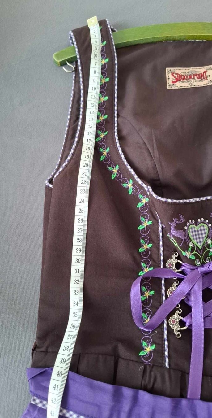 Kleider: Stockerpoint Dirndl braun/violett Gr. XS / 34 – Gebraucht aus Mels von Aloha86 1