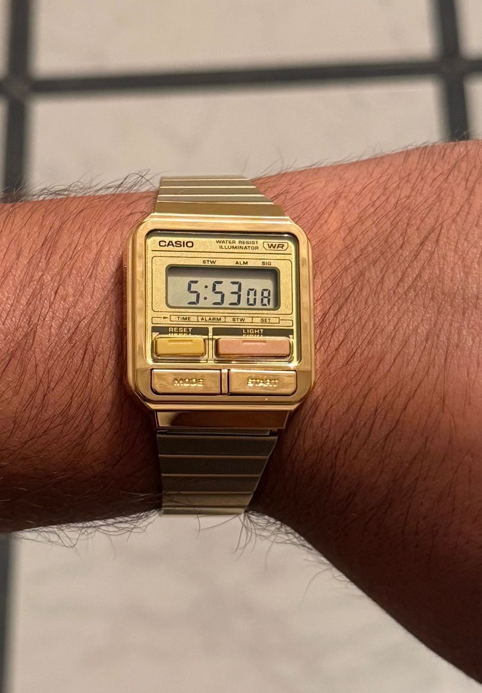 Casio Orologi: Casio Armbanduhren A120WEG-9ADF – Nuovo e nell'imballaggio originale da Adlikon b.Regensdf venduto da GPITIME