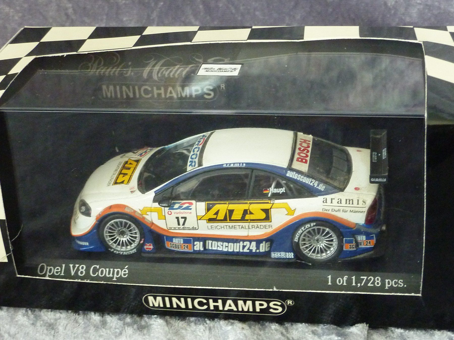 Minichamps Modellini d'auto: Opel V8 Coupe #17 ATS  1:43 – Nuovo e nell'imballaggio originale da Dürrenäsch venduto da modellautos4you 5