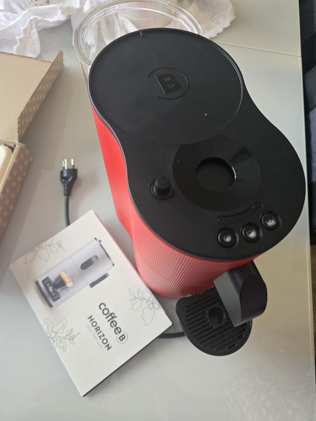 Coffee B Macchine per caffè & Macchine per espresso: Coffee B Horizon Rot, Kapselmaschine  – Nuovo (secondo la descrizione) da Freienstein venduto da varomini 1