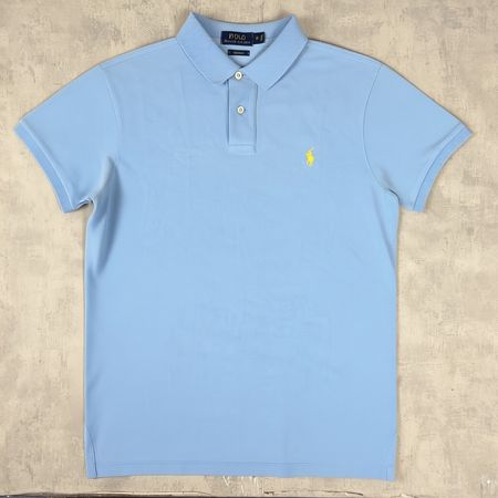 Polo Ralph Lauren bleu taille M homme custom fit