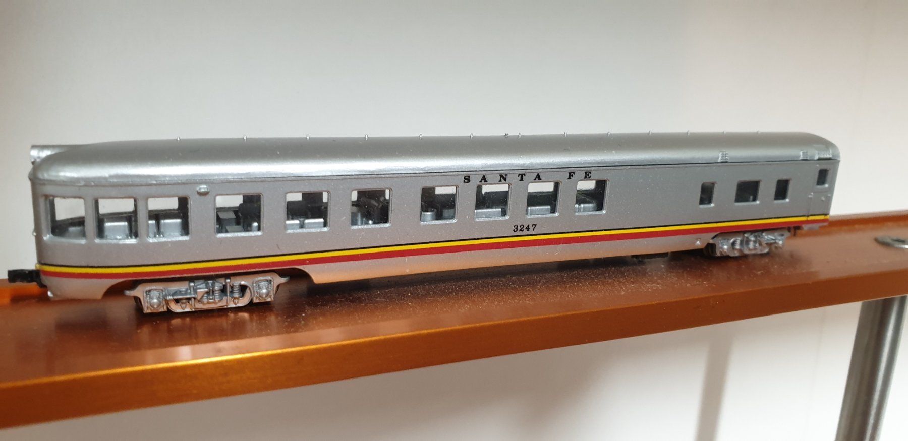 Modellini di ferrovie: Con-Cor Spur N Santa Fe Wagen-Set 5x – Usato da Neuenhof venduto da ludovicco 5