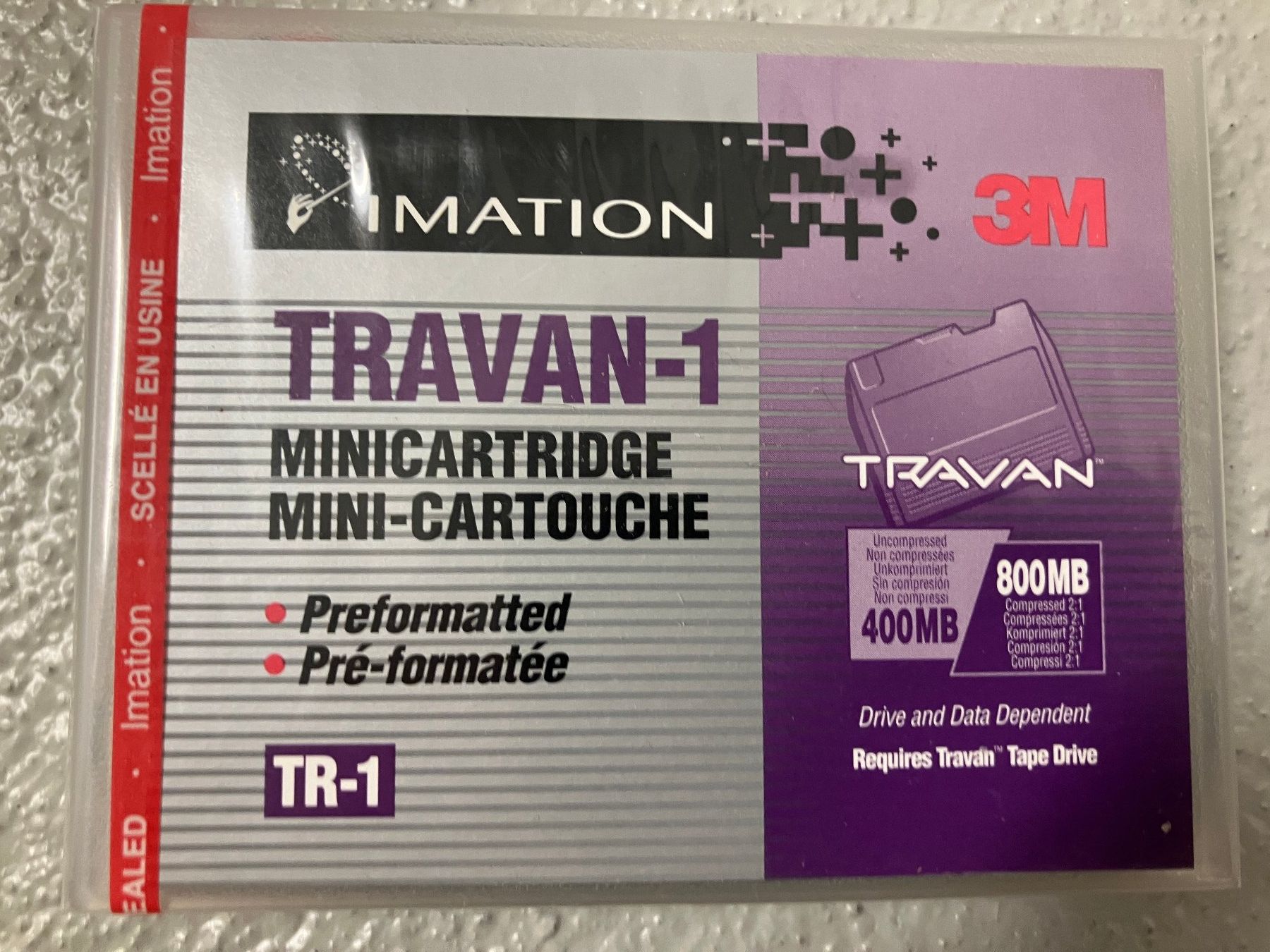 Harddisks: Imation Travan-1 Minicarstandard 400/800MB neu – Neu und originalverpackt aus Wetzikon ZH von Herbi_58