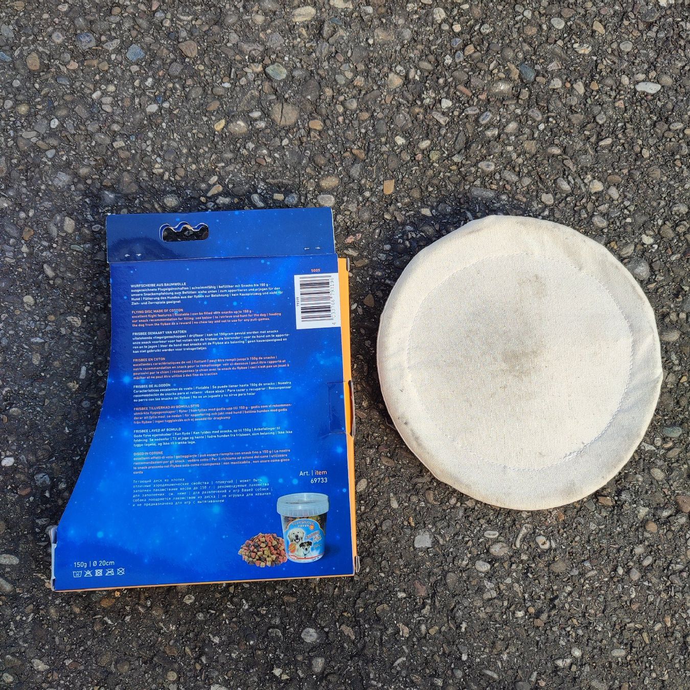 Giocattoli: Flybee Nobby Hunde-Frisbee Snackbeutel – Usato da Niederglatt ZH venduto da choconoisettes 1