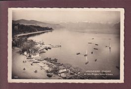 LAUSANNE - Ouchy - Petits bateaux - 1934