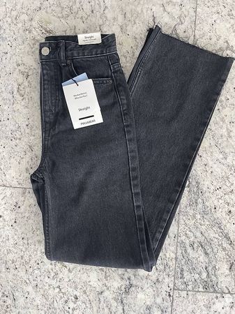 Pantaloni neri Pull&Bear