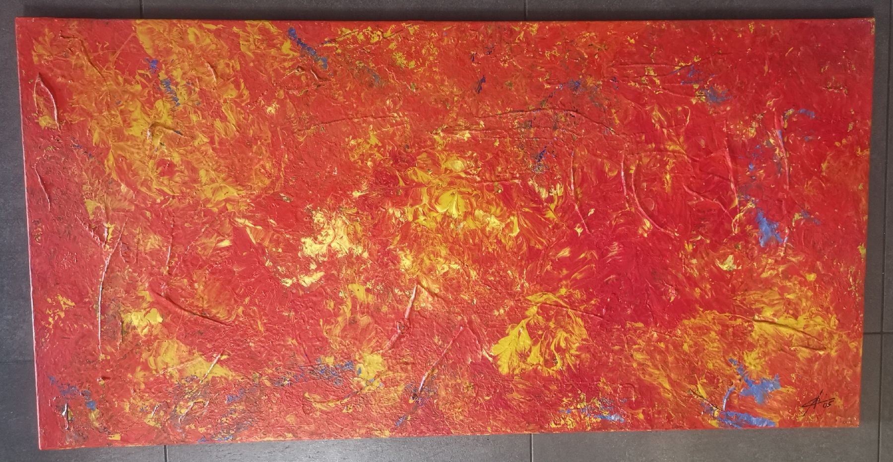 Dipinti: Gemälde Kunstwerk Bild 50 x 100cm – Usato da Küssnacht am Rigi venduto da Gold_und_mehr