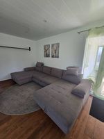 Wohnlandschaft-U-Couch mit Bettfunktion-Stauraum zuverkaufen