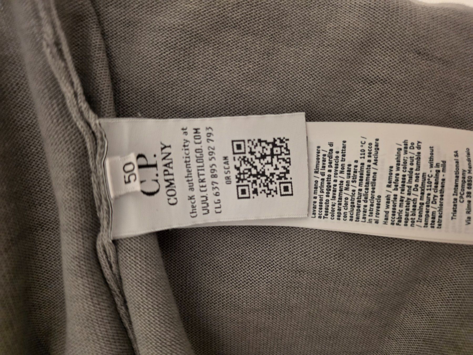 CP Company Maglioni & Felpe: Pullover C.P. Company grau Gr. 50 – Usato da Aarwangen venduto da Das_ZuZu 3