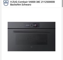 V-ZUG Combair V4000 38C 21125000 Backofen Schwarz