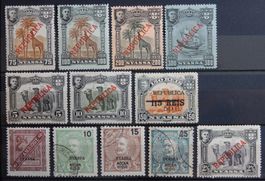 NYASSA Portugal Kolonie ex. Kat. 14-80 */gest. 1898/1919