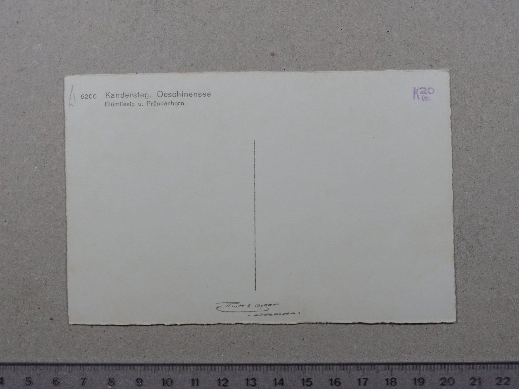 Cartes postales: Kandersteg, Oeschinensee – D'occasion à Lenzburg par fh1 1
