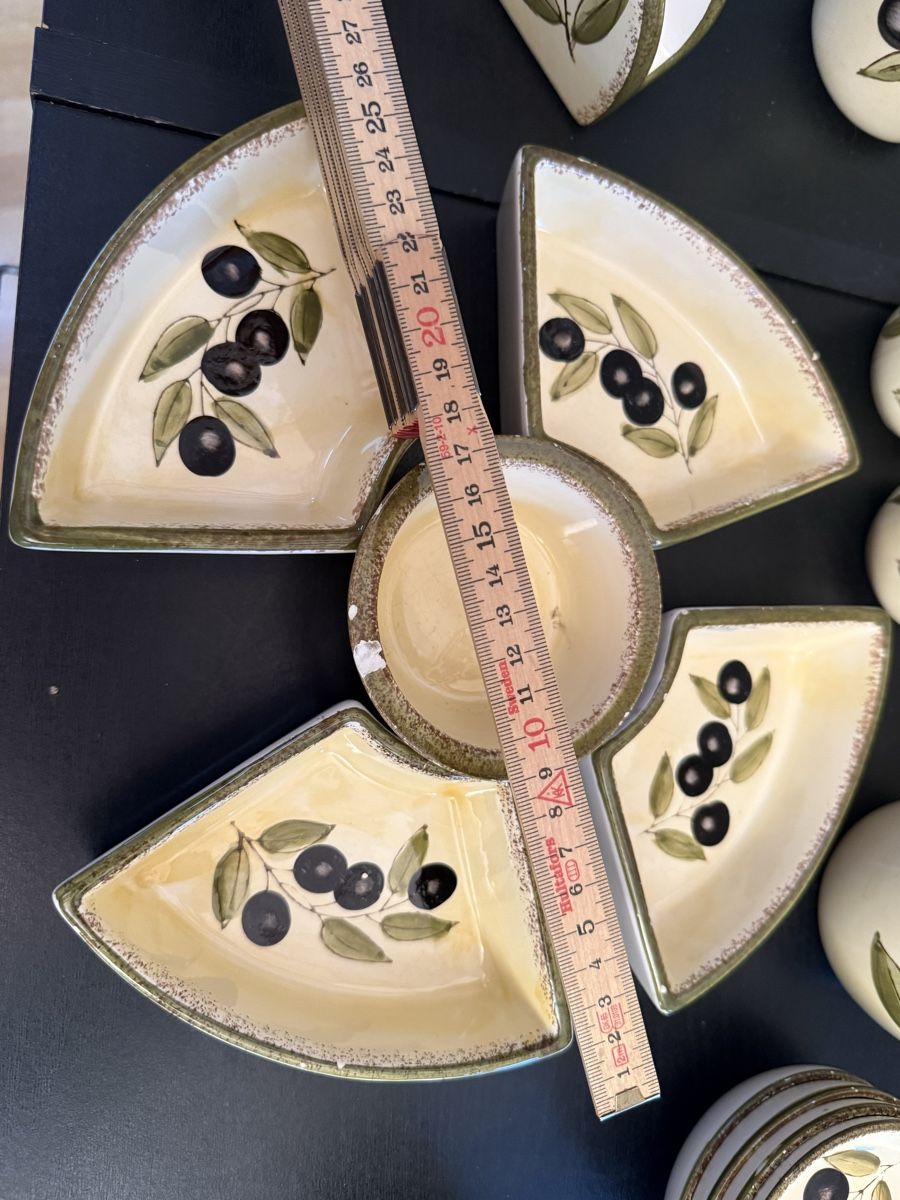 Geschirrsets: Service à apéro „Olives@ – Gebraucht aus Les Enfers von samoern 4