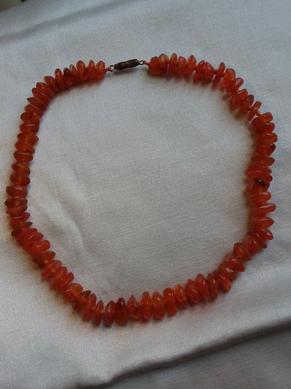 Catenine: Echtes trendiges CARNEOL Collier in Orange – Usato da Zürich venduto da sanwit 3