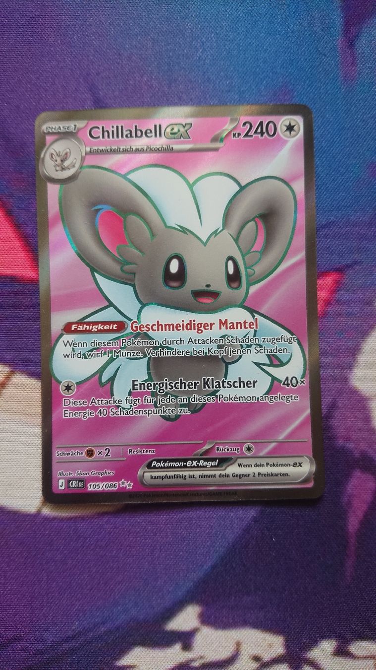 Pokémon Cartes à collectionner: Chillabell EX CRI 105 DE – Neuf (Voir description) à Chur par FreakofRarity