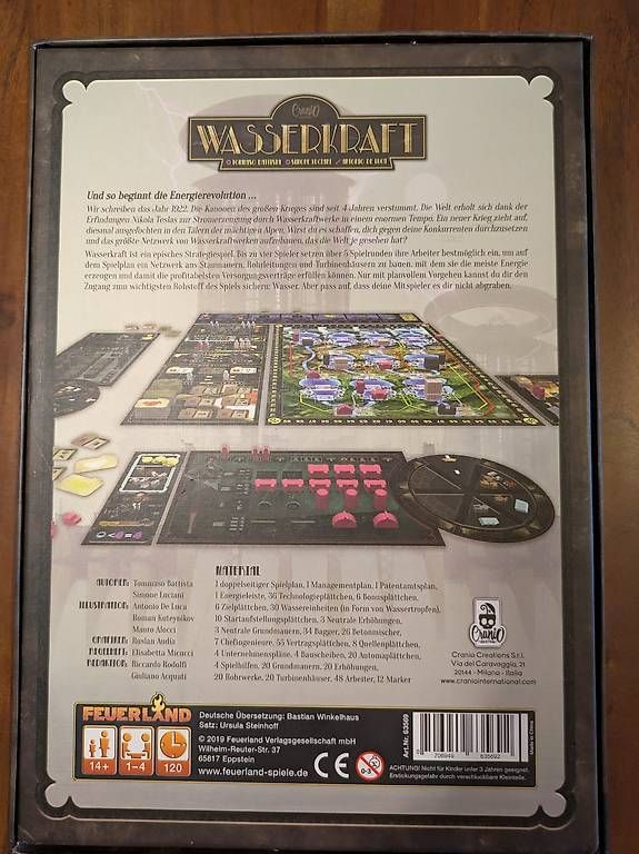 Giochi: Wasserkraft (Brettspiel, DE) – Usato da Zürich venduto da leporte 1
