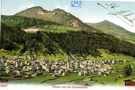 Davos - und die Schiahörner + 1909