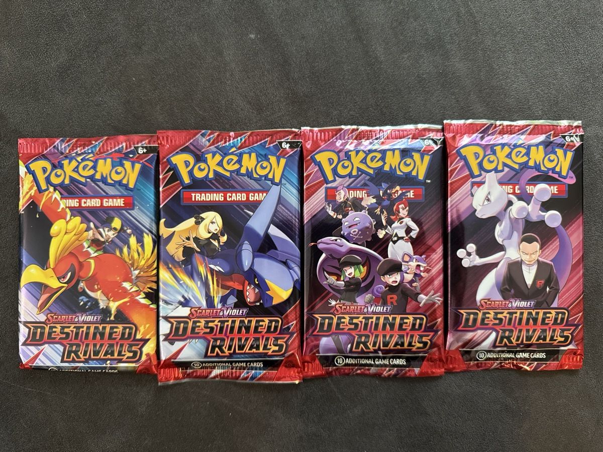 Pokémon Carte collezionabili: 4 booster DRI Destined Rivals EN – Nuovo e nell'imballaggio originale da Martigny venduto da lauraalizeepil