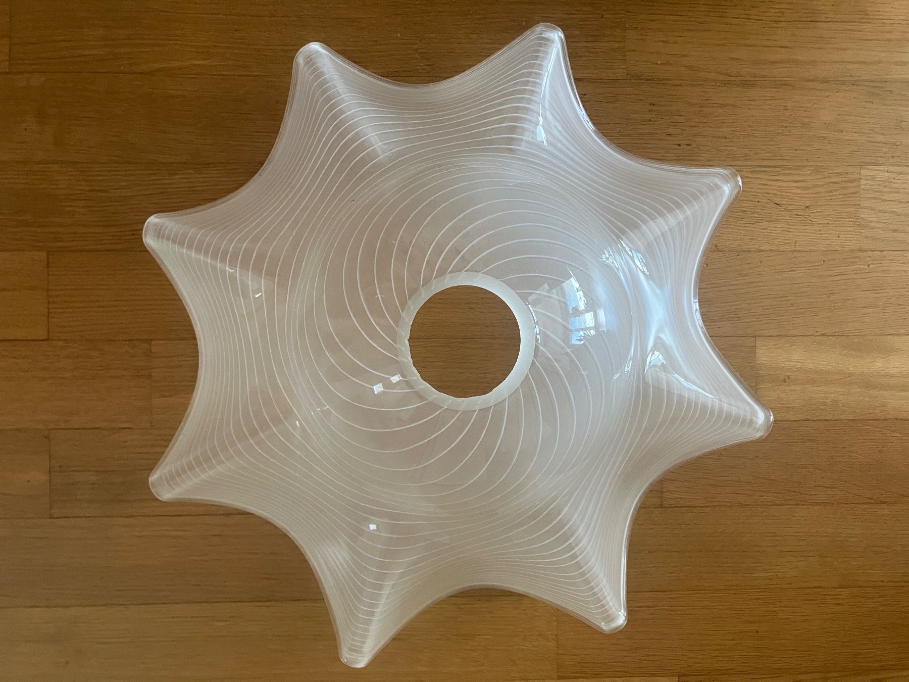 Murano Gläser: Murano Glasschirm – Gebraucht aus Horgen von Reisbesen 1