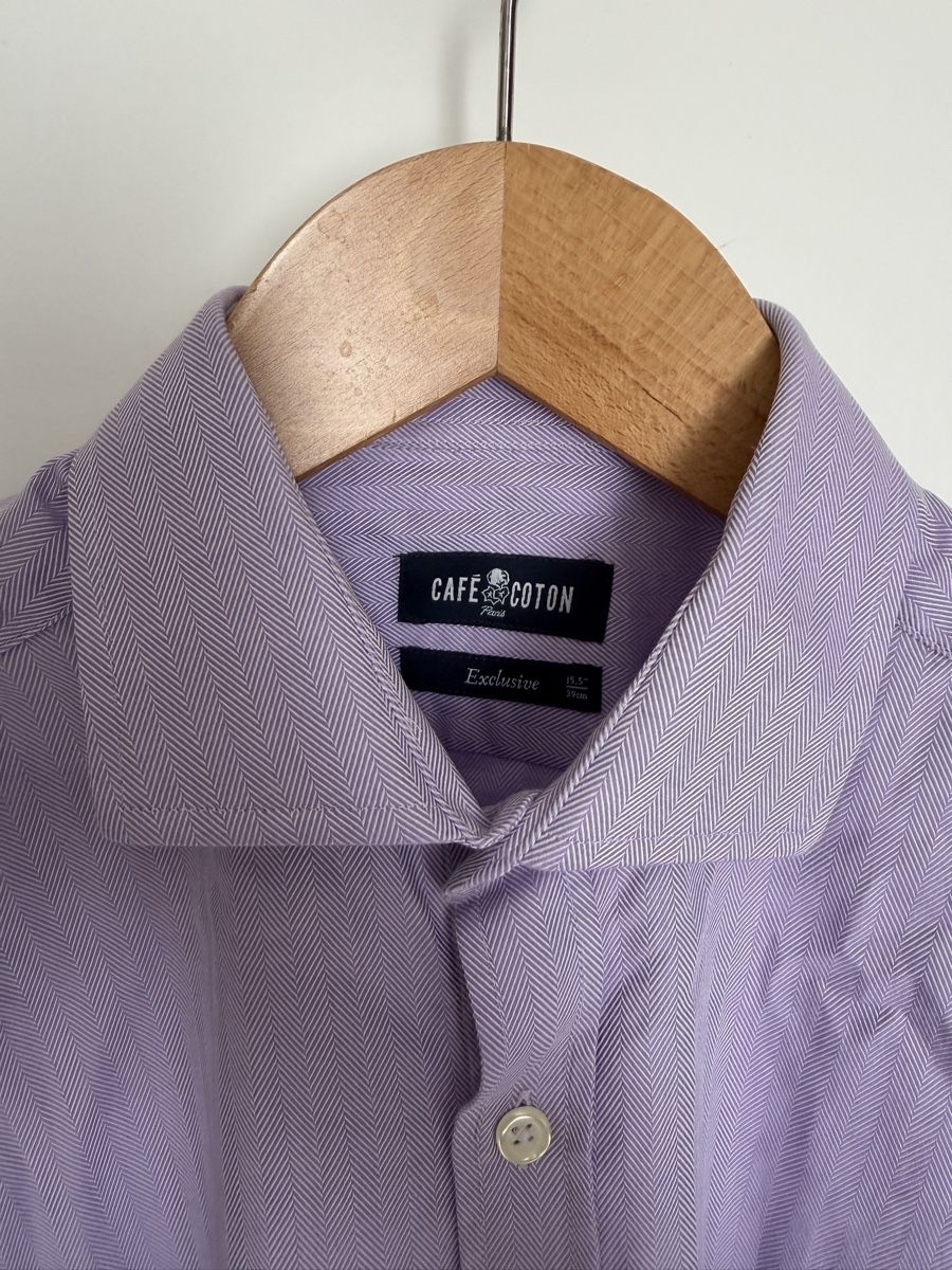 Camicie: Chemise Cafe Coton - Taille 39 - Comme Neuve! – Nuovo (secondo la descrizione) da Ballens venduto da Annushka26 4