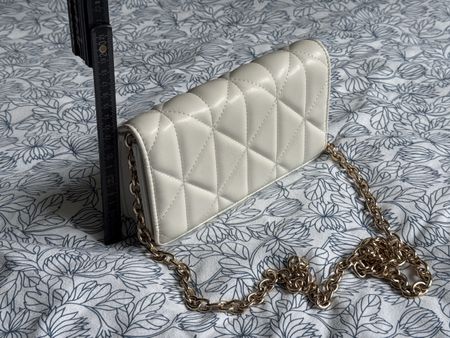 Even&Odd Handtasche, creme, Goldkette, für schöne Anlässe