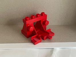 Lego Duplo Prellbock rot zur Eisenbahn