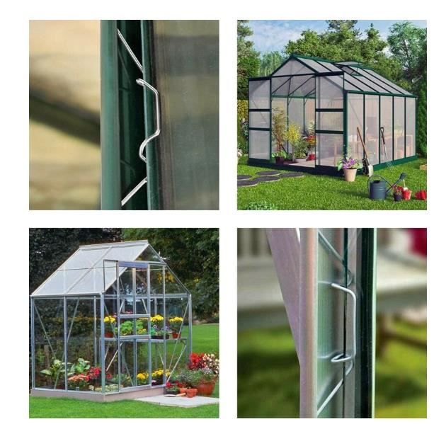 MacGreen Gewächshaus Clips - 50 Stück Für Folie & Schattierung