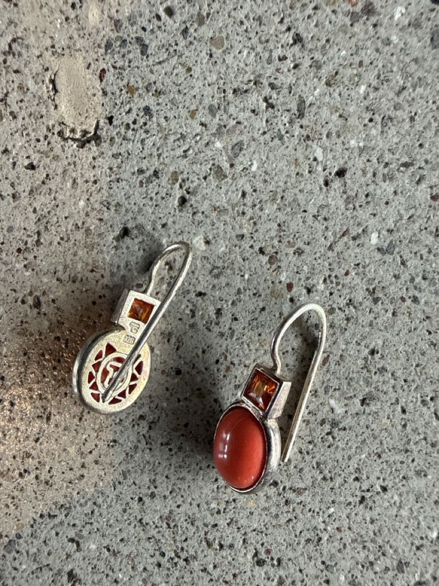 Ohrringe & -stecker: Ohrringe Silber 925 mit Steinen – Gebraucht aus Richterswil von Solemare47Nicole