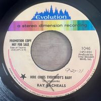 Ray Racheals - Here Comes Everybody's Baby / US-Promo 1975