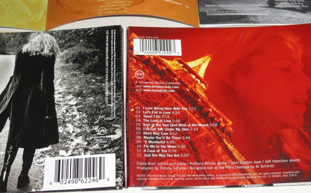 CD: Diana Krall -collection 4CD's- Impulse, Verve - include Live – Usato da Unterbäch venduto da oqlib 5