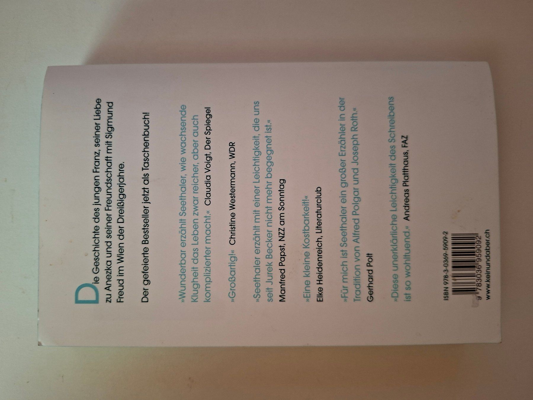 Bücher: Robert Seethaler "Der Trafikant" – Gebraucht aus Dietikon von Buchantiqdietikon 2