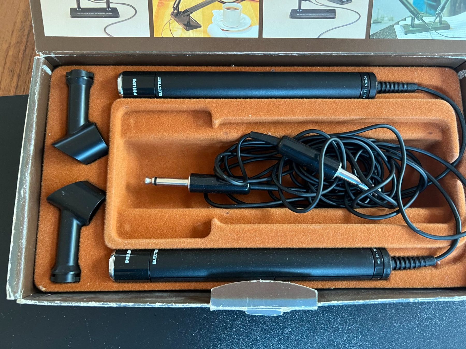 Philips Microfoni: Philips N8404 HI-FI Electret Stereo Microphone Set – Usato da Arlesheim venduto da SKA_4144 2