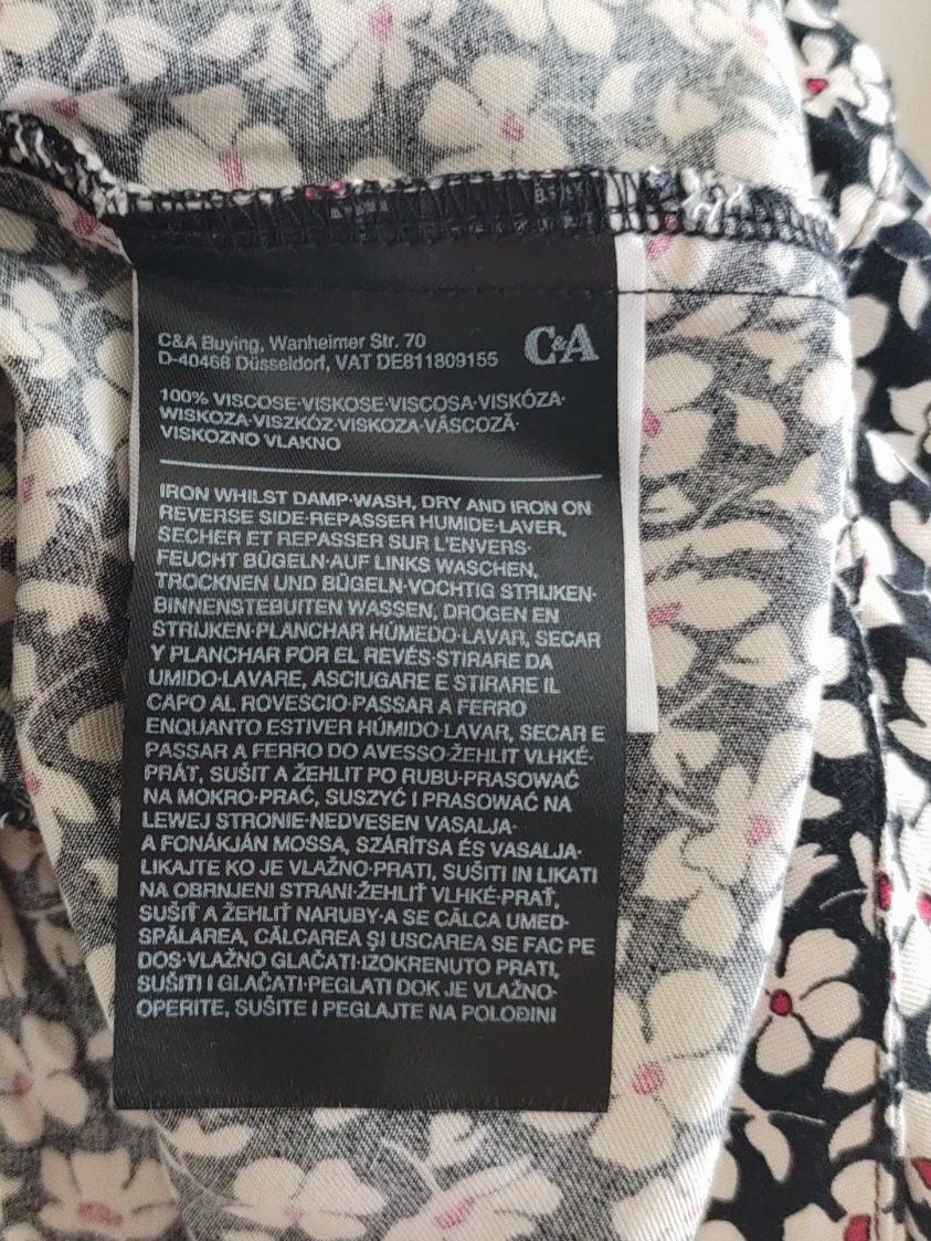 C&A Vestiti: Blumenkleid langarm Gr. 36 – Usato da Strengelbach venduto da Phorensic_30 8