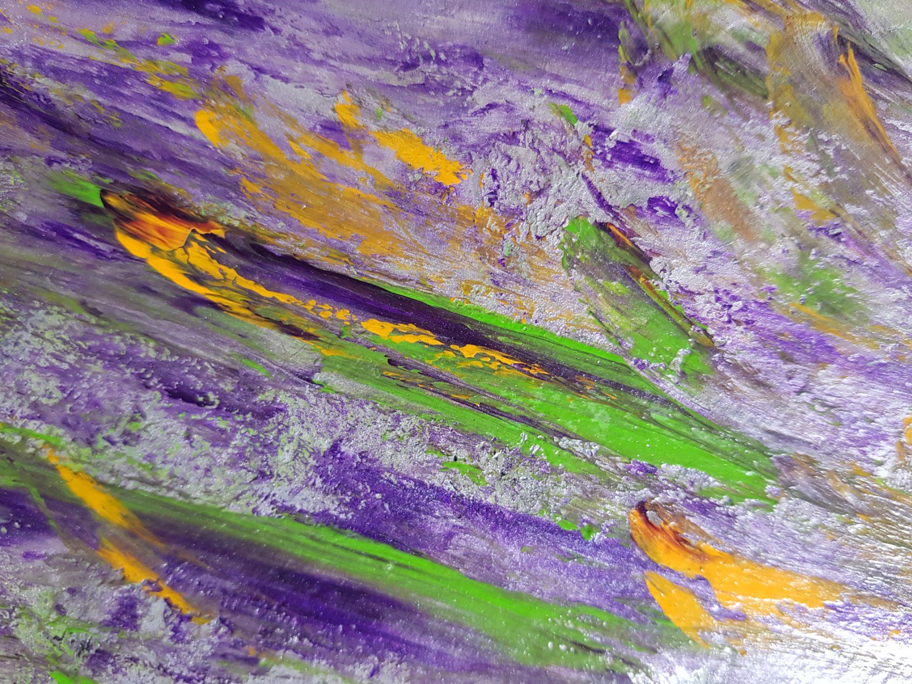 Gemälde: Painting: "Mischmasch", 30 x 60 cm canvas frame – Neu und originalverpackt aus Turbenthal von viw_48fr 4