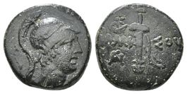 PONTOS. Amisos bronze coin (Circa 111-105 or 95-90 BC)