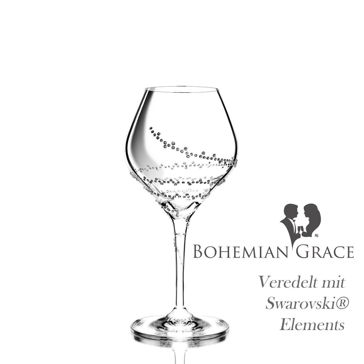 Bicchieri: Weinglas 2 Stk SELENE Bohemian Grace – Nuovo e nell'imballaggio originale da Wettingen venduto da kochshop 2