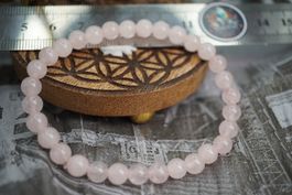 Soft Harmony: Rosenquarz-Armband – Pure Love Vibes (6mm) 🌸