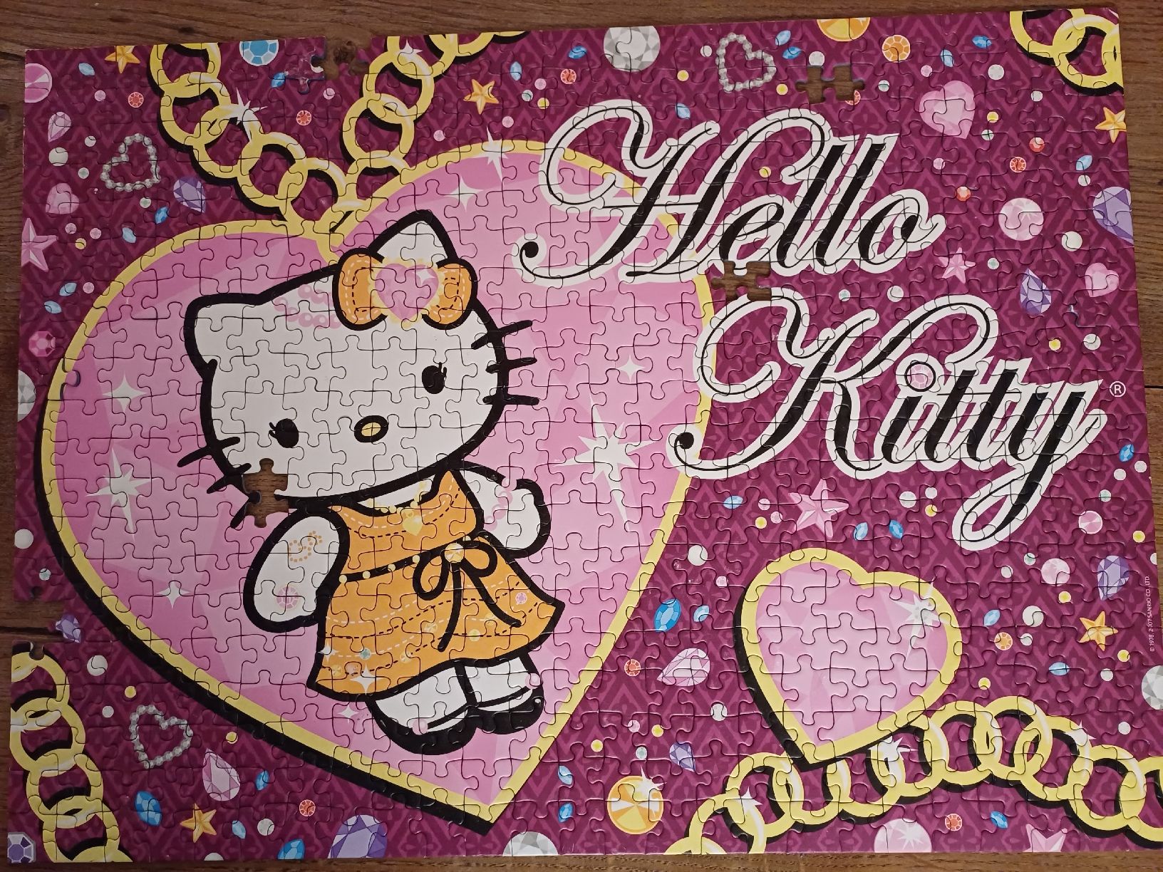 Ravensburger Puzzle: Puzzle HELLO KITTY 500 Teile (5 Teile fehlen) – Usato da Siegershausen venduto da Bubsi83