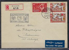 1941 Pro Patria Brief 1.VIII.41 gestempelt Brunnen  15287