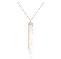 Swarovski Halskette Crystal Precisely, White, Rose-Gold