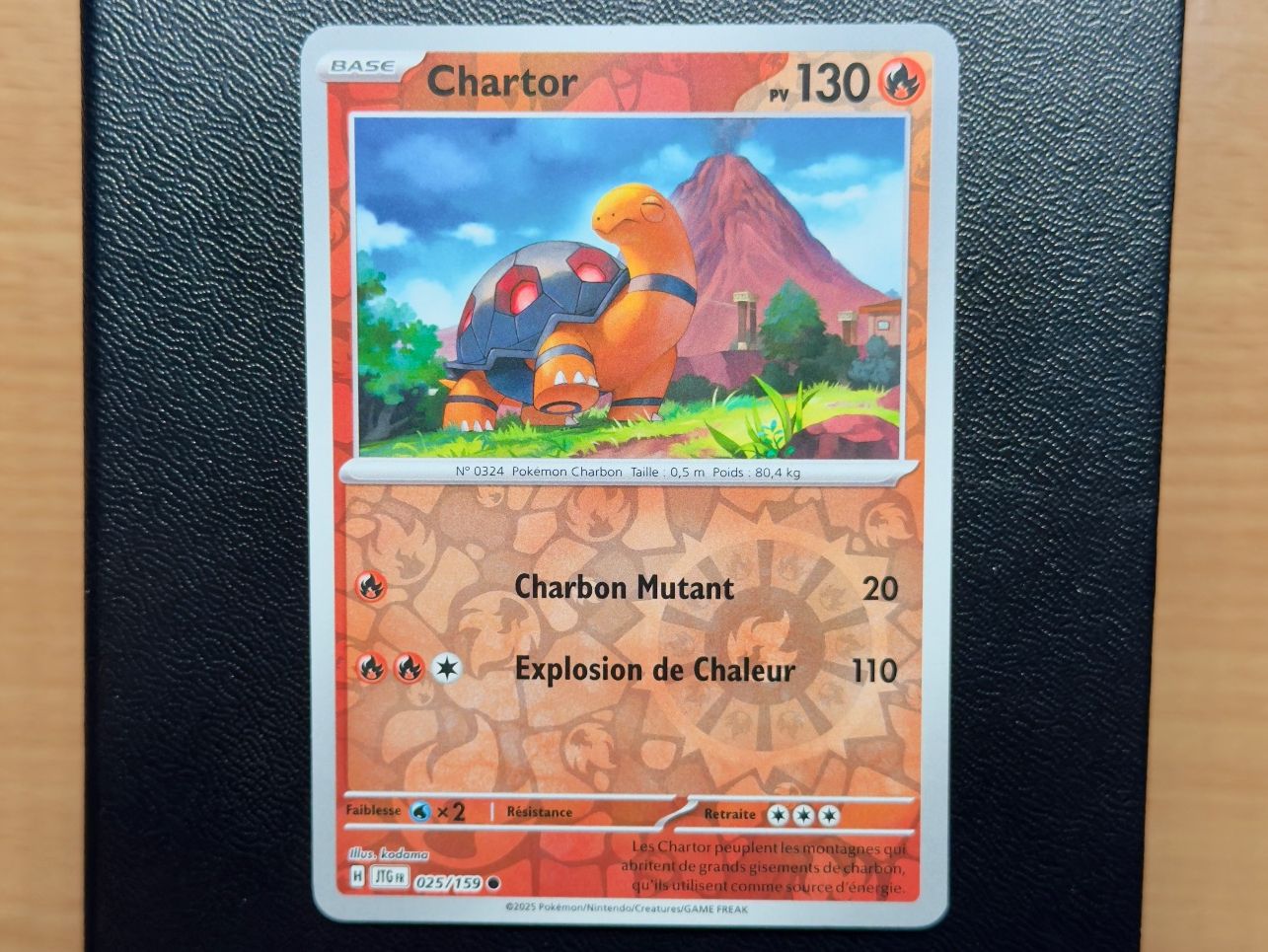 Pokémon Carte collezionabili: Chartor Reverse (025/159) - AVENTURES ENSEMBLE - JTG FR – Usato da Chézard-St-Martin venduto da Kro_Cards