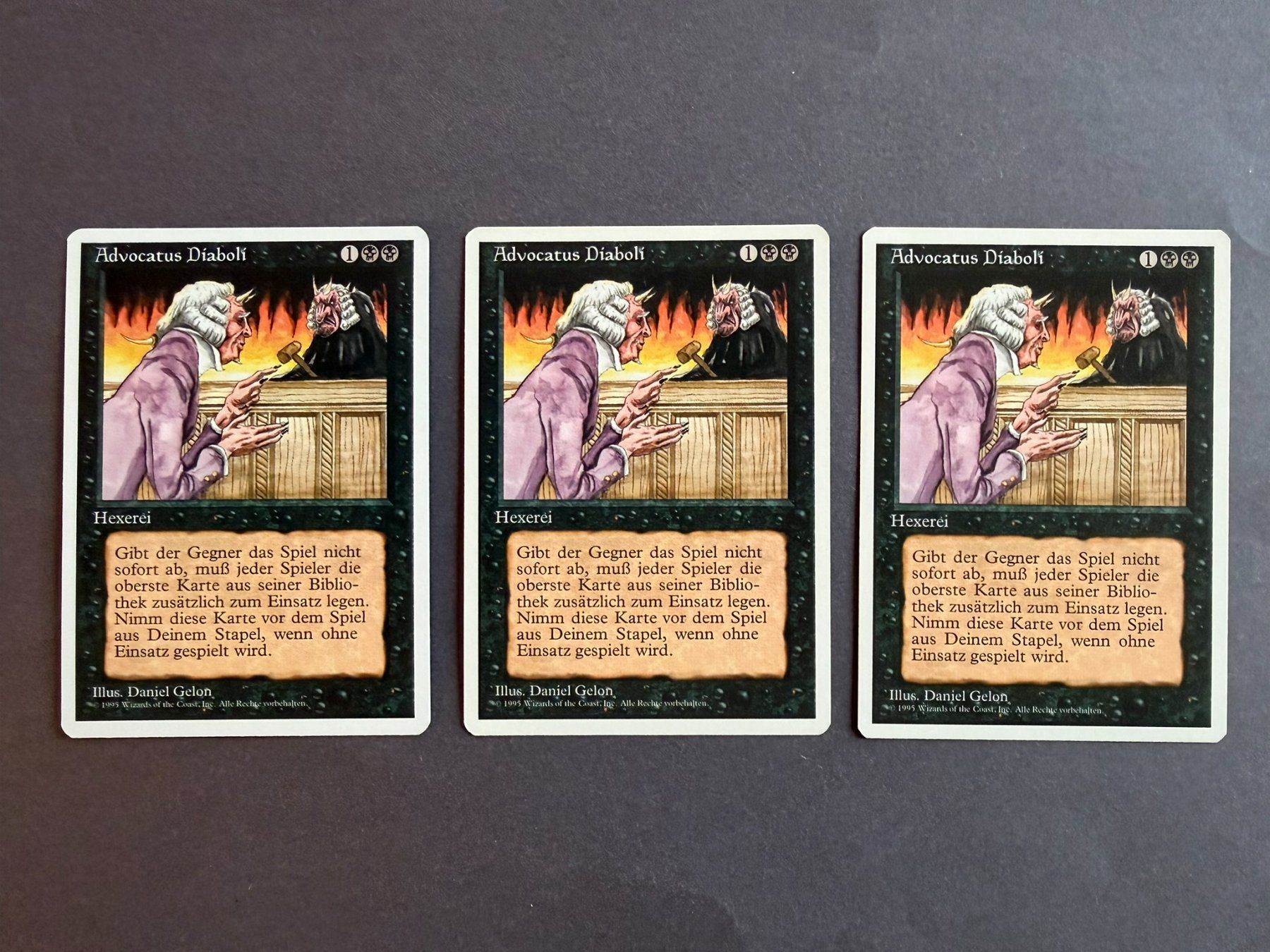 Magic The Gathering Carte collezionabili: 3x Advocatus Diaboli // Foreign White Bordered // Magic – Usato da Binz venduto da Tempelritter
