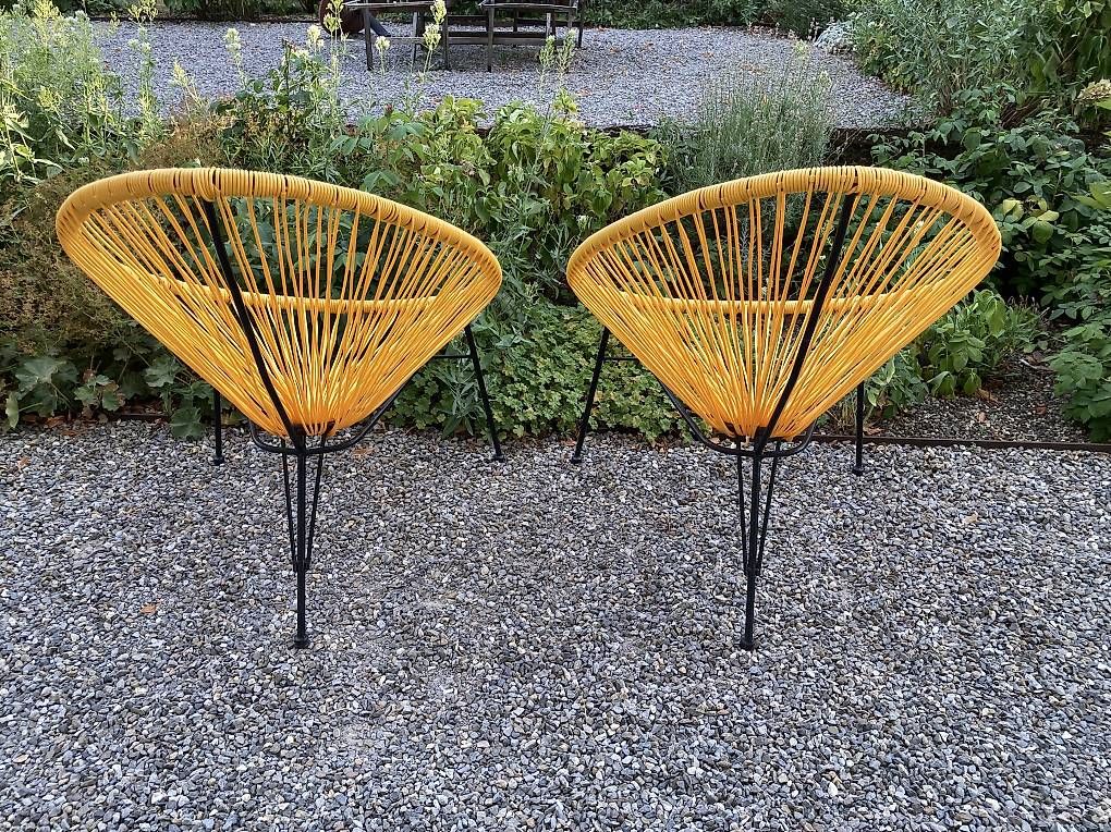 Sessel: 2 Gartensessel Design orange  – Gebraucht aus Bolligen von abara1 1