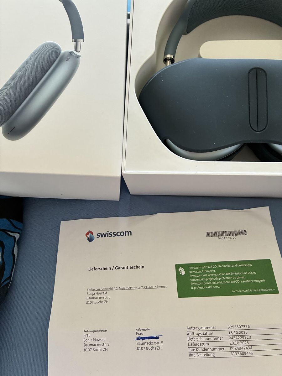 Cuffie: Blaue Air pods Max – Usato da Buchs ZH venduto da how_wf9j 2