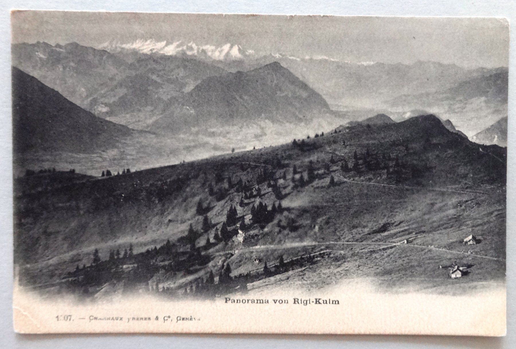Cartoline postali: Panorama von Rigi-Kulm – Usato da Fétigny venduto da Billy2miny