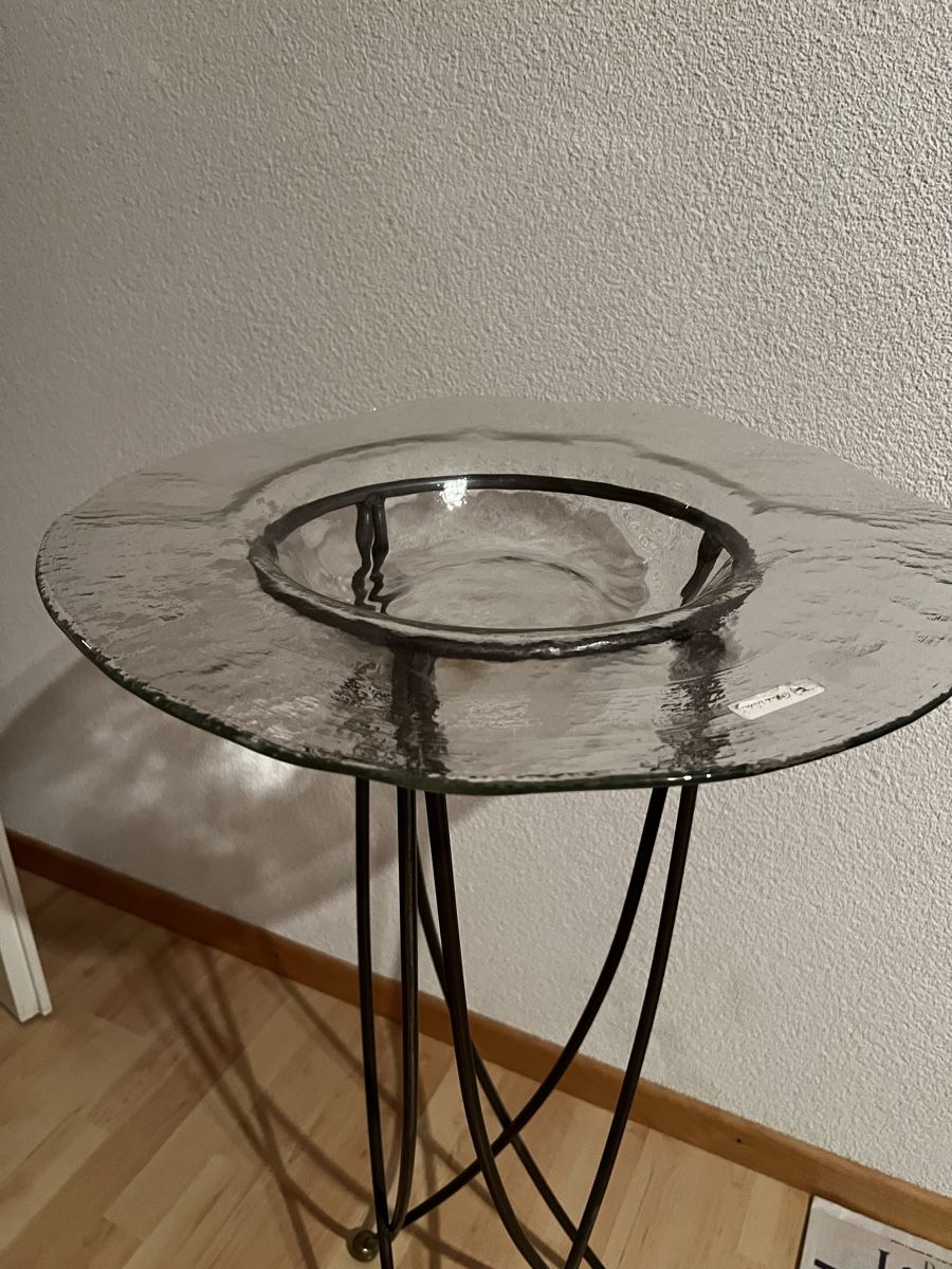 Sonstiges für Haushalt & Wohnen: Ständer mit Glasschale – Gebraucht aus Neftenbach von losche17 2