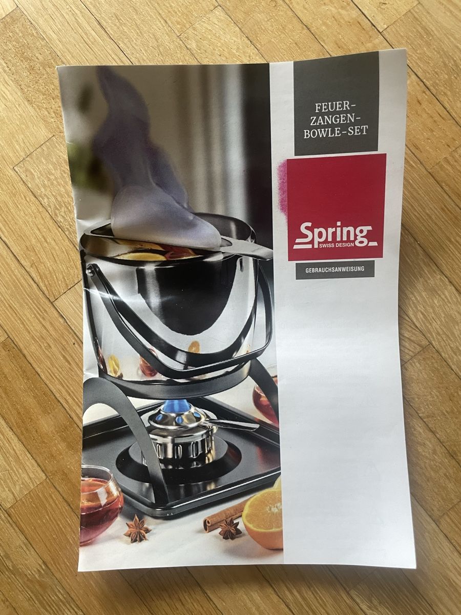 Set di piatti: Spring Feuerzangenbowle Set, ungebraucht! – Nuovo e nell'imballaggio originale da Gümligen venduto da gin_jl2s 2