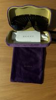 Original Gucci sunglasses black visor style with studs
